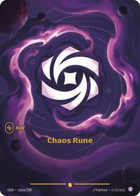 Chaos Rune (Alternate Art) - Origins - Near Mint