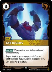 Call to Glory - Origins - Near Mint