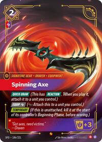 Spinning Axe - Spiritforged - Near Mint