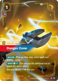 Danger Zone - Spiritforged - Near Mint