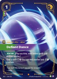 Defiant Dance - Spiritforged - Near Mint