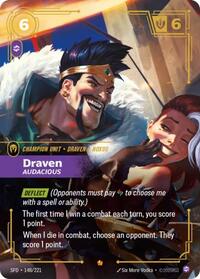 Draven, Audacious - Spiritforged - Near Mint
