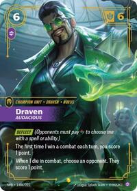 Draven, Audacious (Alternate Art) - Spiritforged - Near Mint