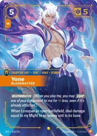 Yone, Blademaster (Overnumbered) - Spiritforged - Near Mint