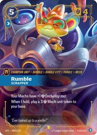 Rumble, Scrapper (Alternate Art) - Spiritforged - Near Mint