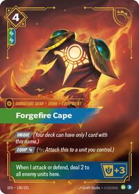 Forgefire Cape - Spiritforged - Near Mint