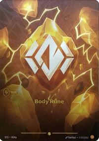 Body Rune (R04a) - Spiritforged - Near Mint