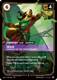 Illaoi - Prophet of the Great Kraken - Vendetta - Near Mint