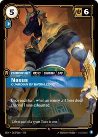 Nasus - Guardian of Knowledge - Vendetta - Near Mint