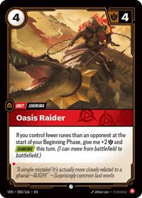 Oasis Raider - Vendetta - Near Mint