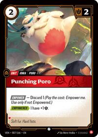 Punching Poro - Vendetta - Near Mint