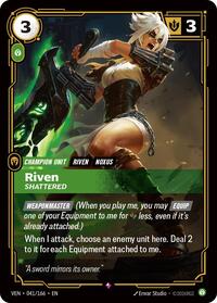 Riven - Shattered - Vendetta - Near Mint