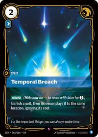 Temporal Breach - Vendetta - Near Mint