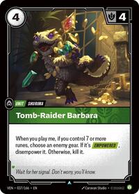 Tomb-Raider Barbara - Vendetta - Near Mint