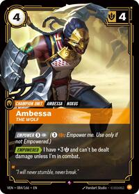 Ambessa - The Wolf - Vendetta - Near Mint