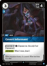 Covert Informant - Vendetta - Near Mint