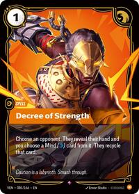 Decree of Strength - Vendetta - Near Mint