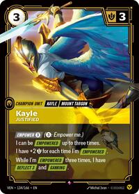 Kayle - Justified - Vendetta - Near Mint