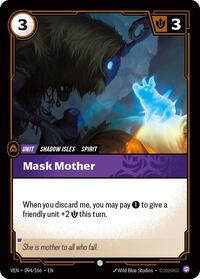 Mask Mother - Vendetta - Comme neuf
