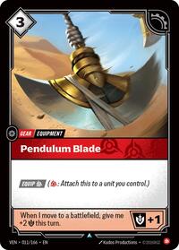 Pendulum Blade - Vendetta - Comme neuf