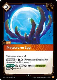 Uovo di Platewyrm - Vendetta - Near Mint