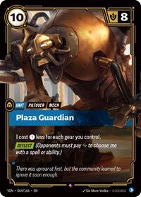 Plaza Guardian - Vendetta - Near Mint