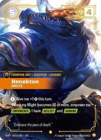Renekton - Brute (Alternate Art) - Vendetta - Near Mint