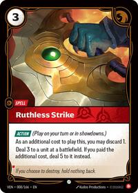 Ruthless Strike - Vendetta - Casi nuevo
