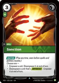 Sanction - Vendetta - Near Mint