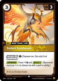 Solari Sunhawk - Vendetta - Near Mint