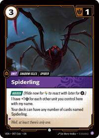 Spiderling - Vendetta - Nahezu neuwertig