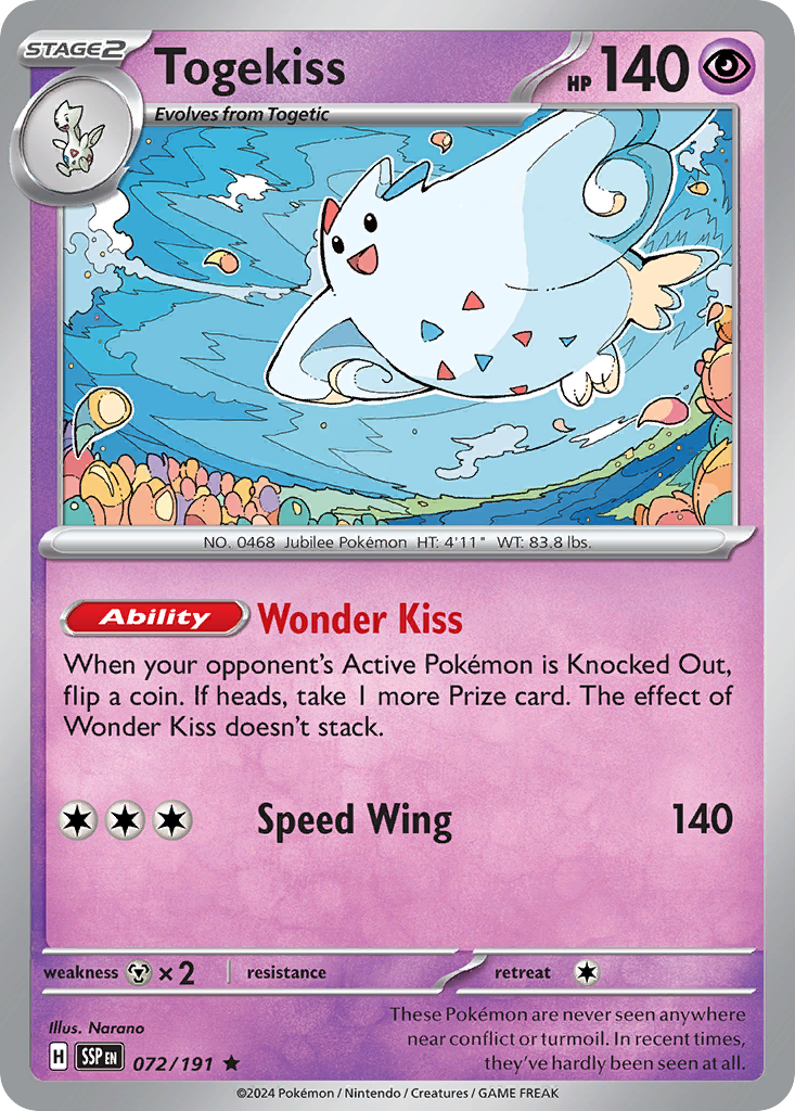Togekiss - Surging Sparks - Casi nuevo