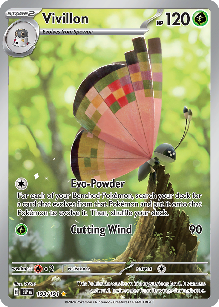 Vivillon - Surging Sparks - Near Mint