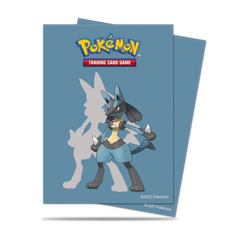 Pokémon Deck Protector Sleeves Lucario 65 Unidades Ultra Pro