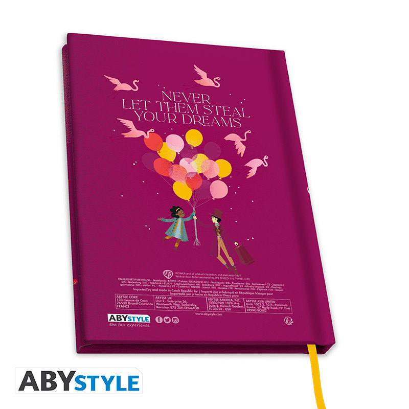 Caderno A5 Wonka Dreams ABYstyle
