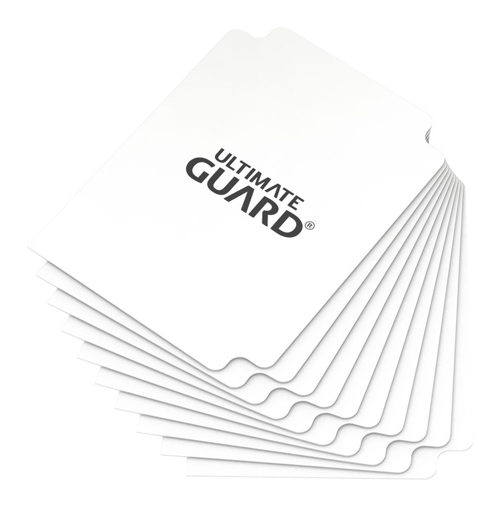 Divisórias para Cartas Ultimate Guard Standard Size Brancas (Pack 10)
