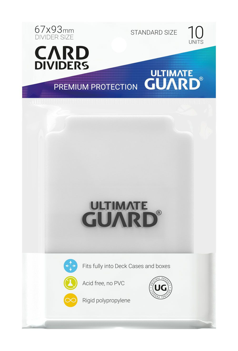 Divisórias para Cartas Standard Transparent (10) Ultimate Guard