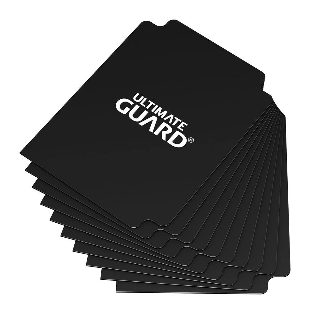 Divisórias para Cartas Standard Ultimate Guard Pretas (10)