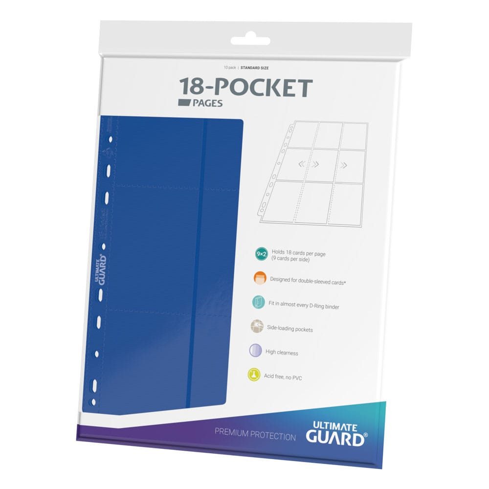 Páginas 18 Bolsos Side-Loading Azul para Cartas TCG Ultimate Guard