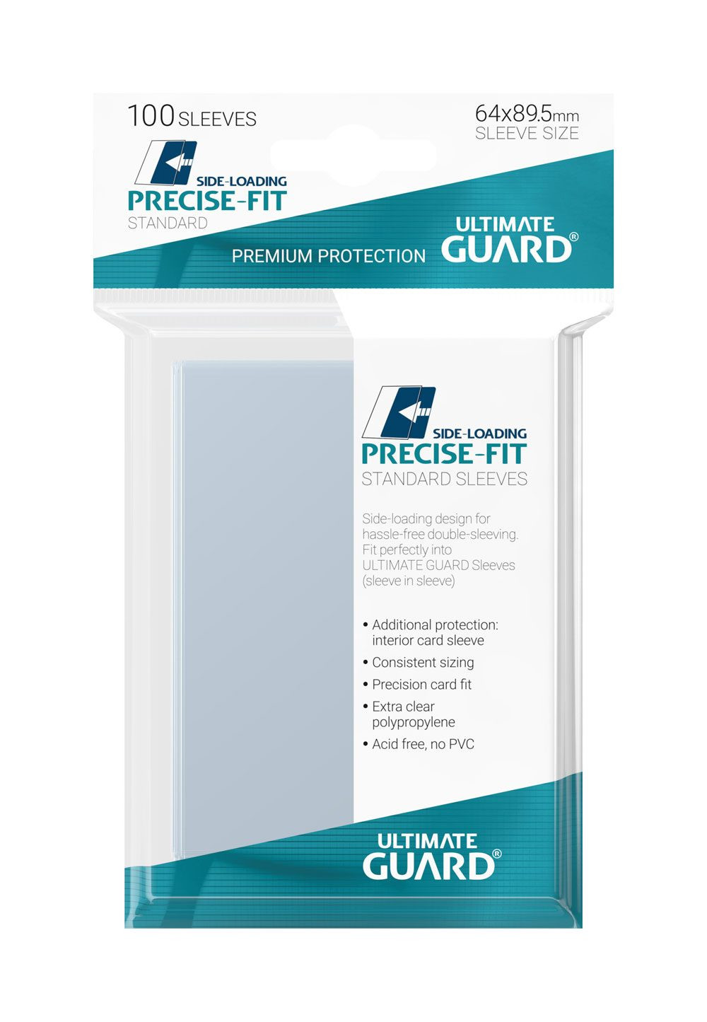Sleeves Inner Standard Side-Loading Precise-Fit 100 Ultimate Guard