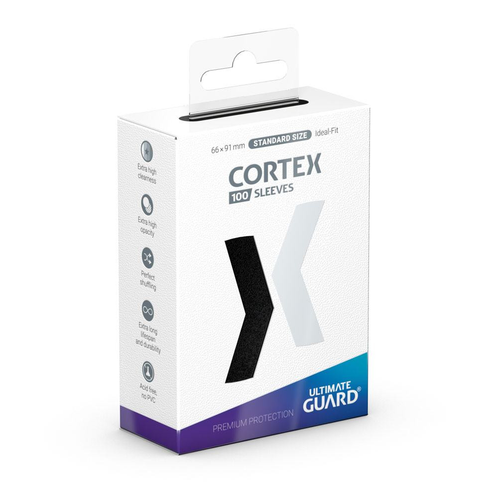 Sleeves Standard Size Ultimate Guard Cortex Preto 100