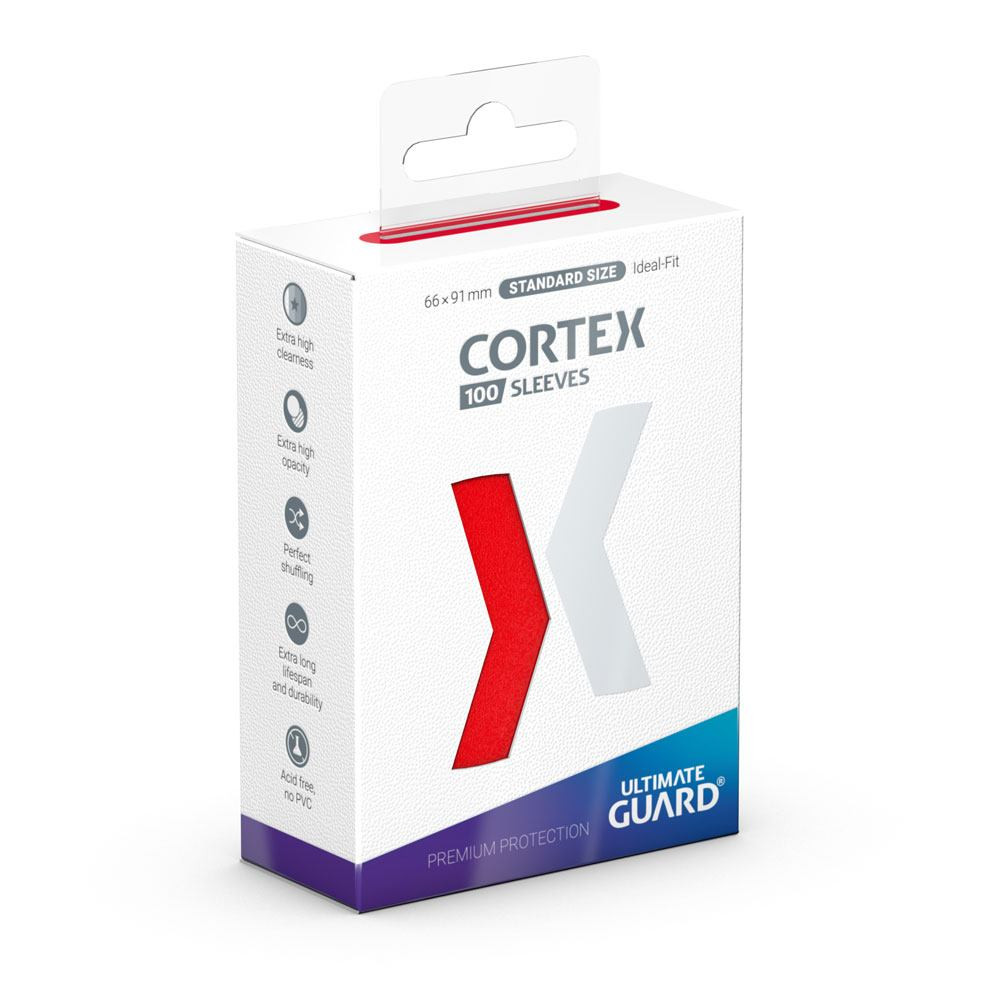Sleeves Standard Size Vermelhas Ultimate Guard Cortex (100)