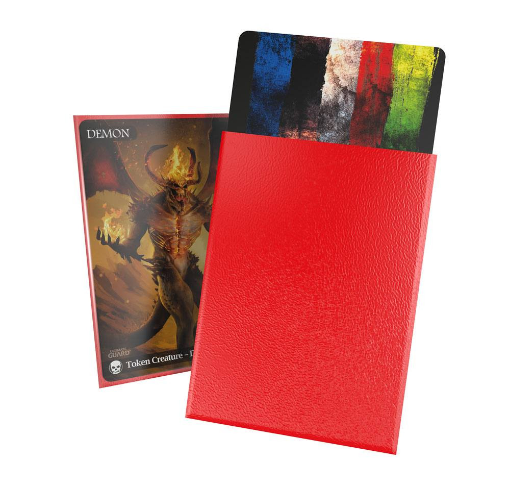 Sleeves Ultimate Guard Cortex Standard Size Matte Red 100