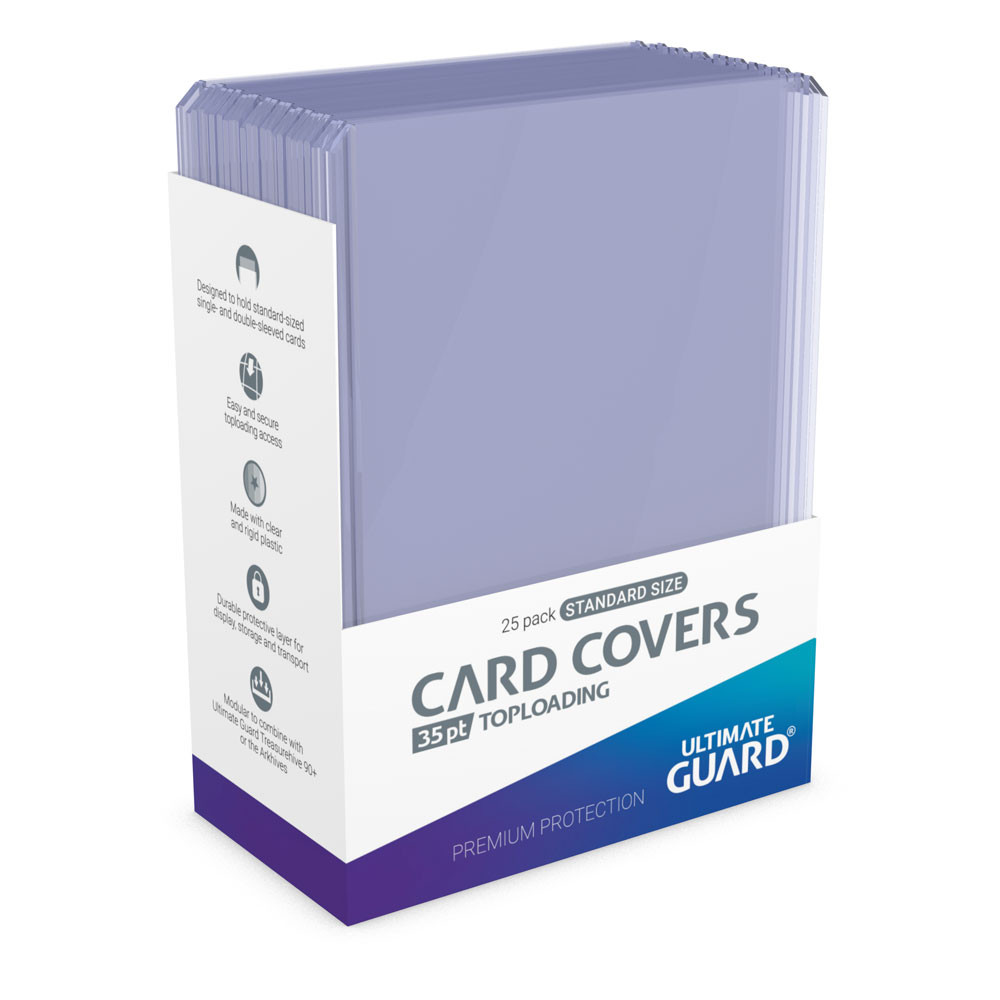 Toploaders Ultimate Guard Card Covers Toploading 35pt Transparent 25 Unidades