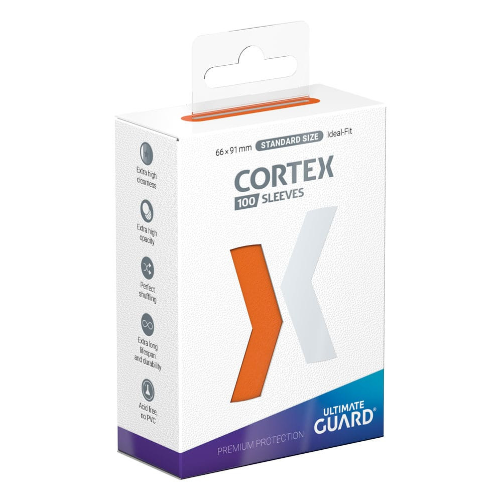 Sleeves Standard Size Orange Cortex 100 Ultimate Guard