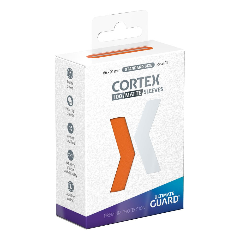 Sleeves Standard Size Cortex Matte Orange Ultimate Guard