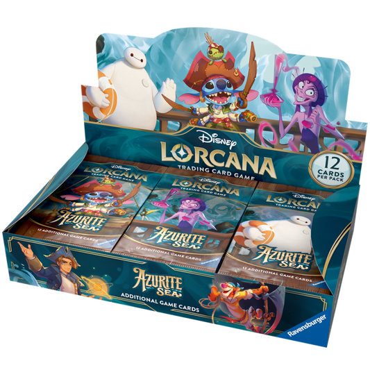 Disney Lorcana TCG - Azurite Sea Booster Box - Inglês