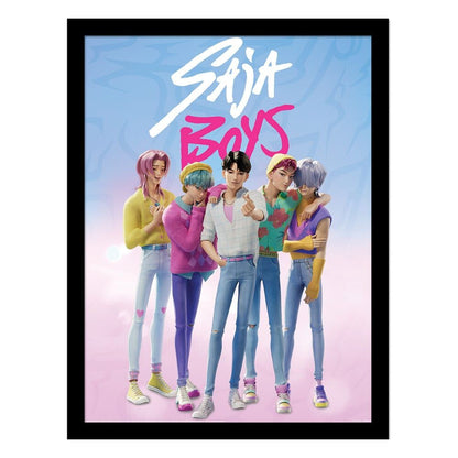 Quadro Saja Boys KPop Demon Hunters (Design 2)