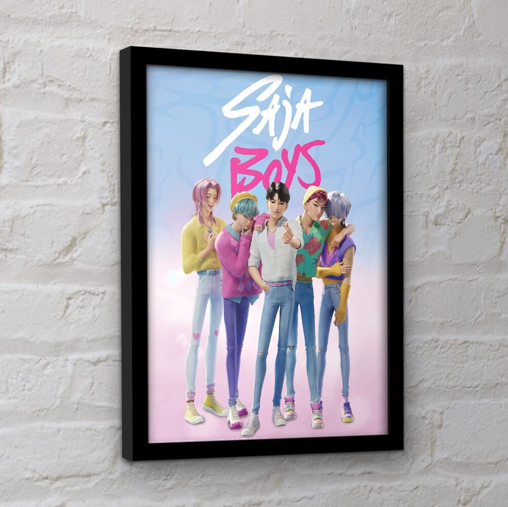 Quadro Saja Boys KPop Demon Hunters (Design 2)