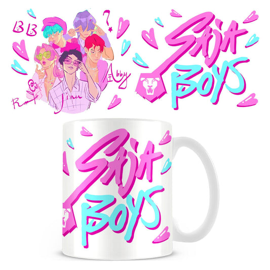Caneca Saja Boys KPop Demon Hunters 325ml